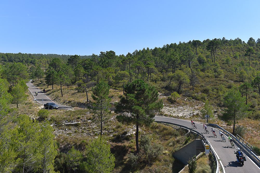 Scenery from the route of stage 18 at the Vuelta