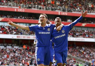 Lampard (left) is linking up with his former Chelsea team-mate Ashley Cole once again