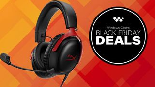 Header image for Windows Central's Black Friday spotlight deal post for the HyperX Cloud 3 gaming headset