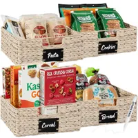 Best Choice Products Pantry Baskets w/ Chalkboard Labels Best Choice Products Pantry Baskets w/ Chalkboard Labels