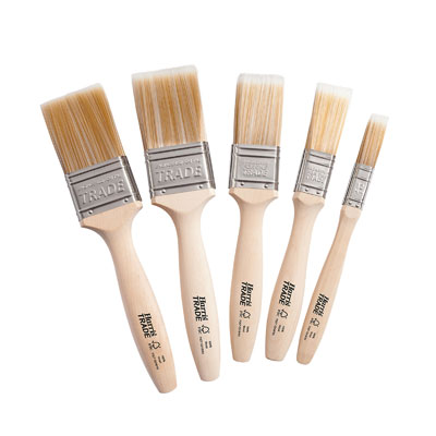 set of five Harris paintbrushes from B&amp;amp;Q