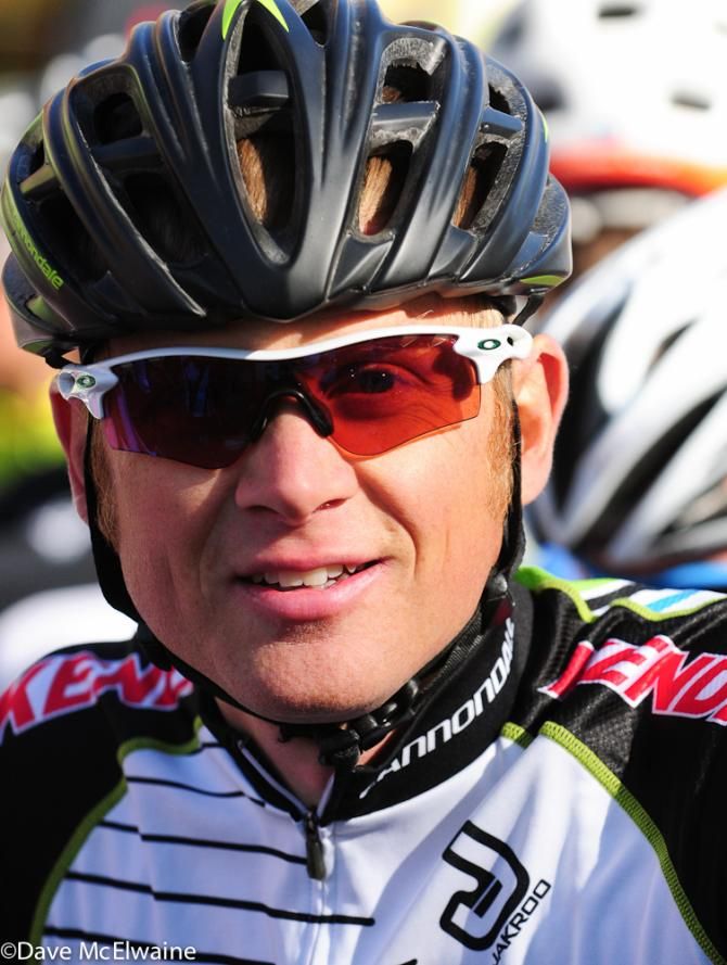 Alex Grant (Sho-Air Cannondale) is racing without teammates today