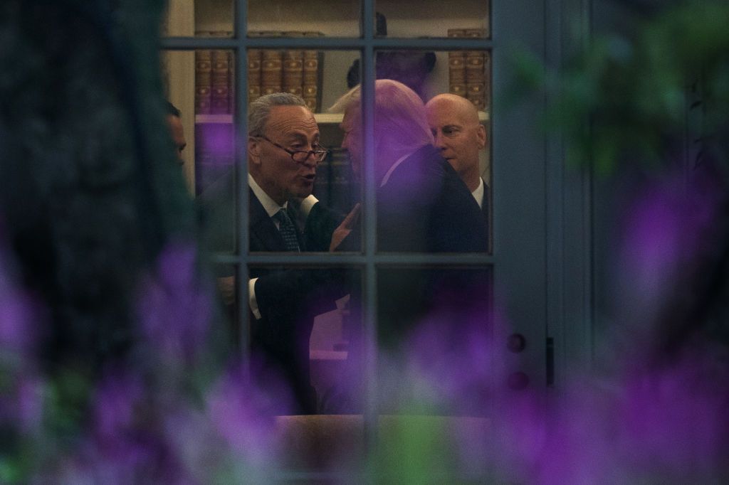 President Trump and Chuck Schumer