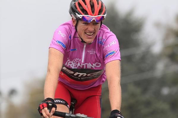 Race leader Mathias Frank (BMC) finishes up