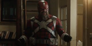 David Harbour as the Soviet Captain America, Red Guardian