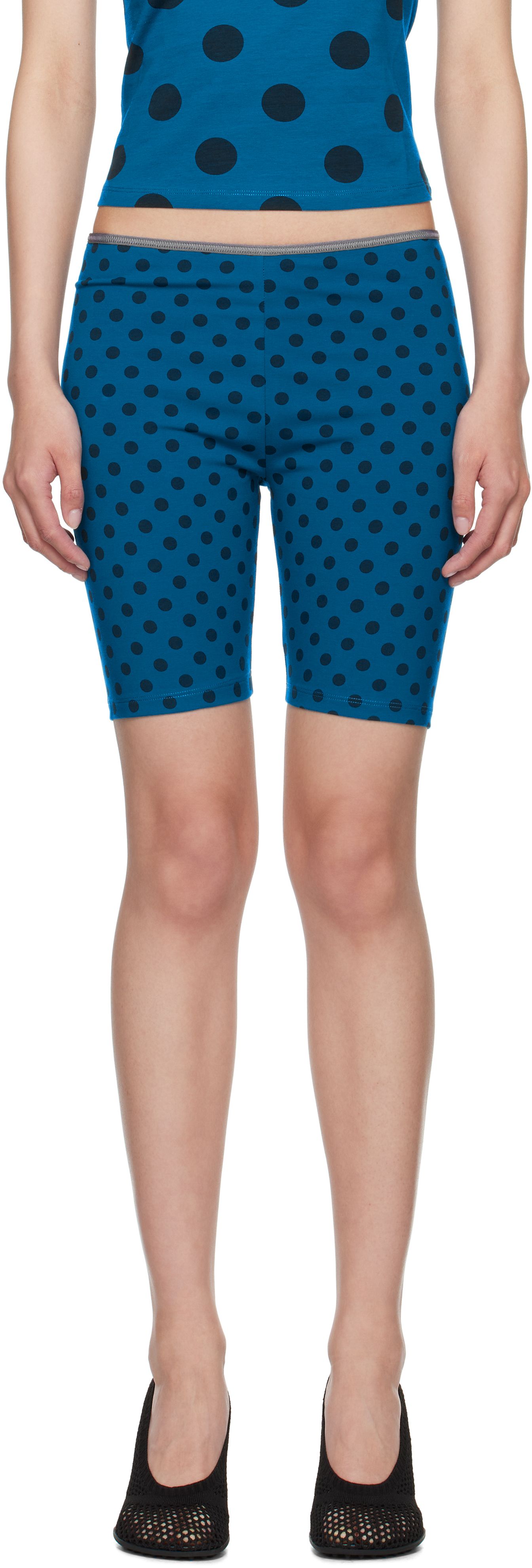 Blue & Navy Ines Shorts