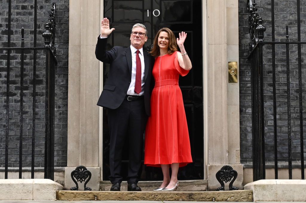 Keir Starmer outside Downing Street