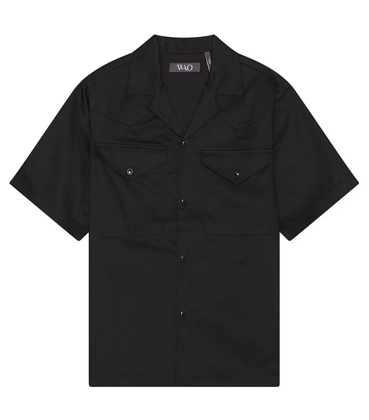WAO, Satin Western Short Sleeve Shirt
