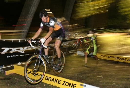 Barry Wicks hopped the barriers too.
