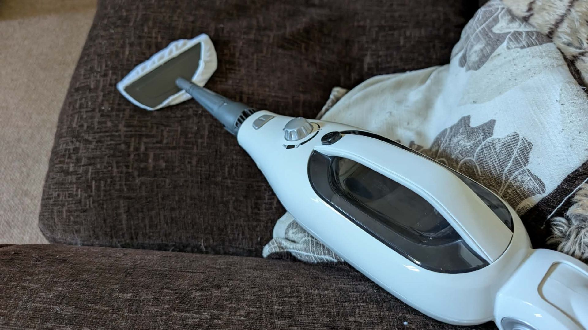 Testing the Dunelm Steam Mop in our expert, Samantha's, home