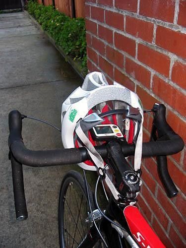 The Tarmac with the Specialized Decibal helmet and SRM ready to go