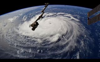 When this image was captured by cameras outside the International Space Station, the morning of Sept. 10, Hurricane Florence had maximum sustained winds reaching 115 mph. The ISS was flying about 255 miles above the storm when the video (still shown here)