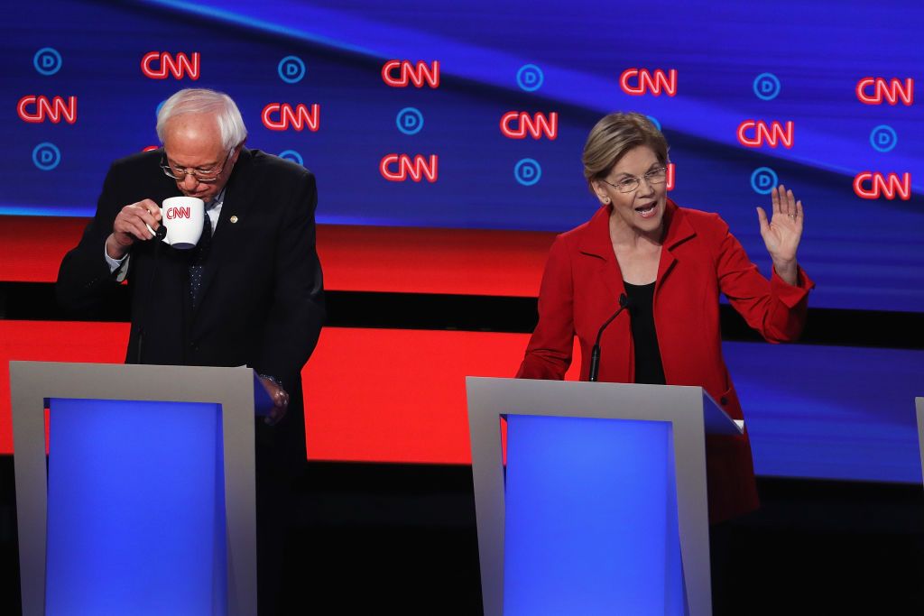 Bernie Sanders and Elizabeth Warren.