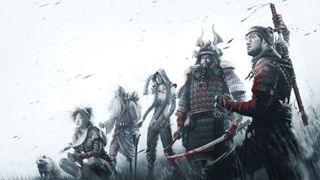 Ninjas from shadow tactics stand in line. One of this week's epic games store free games