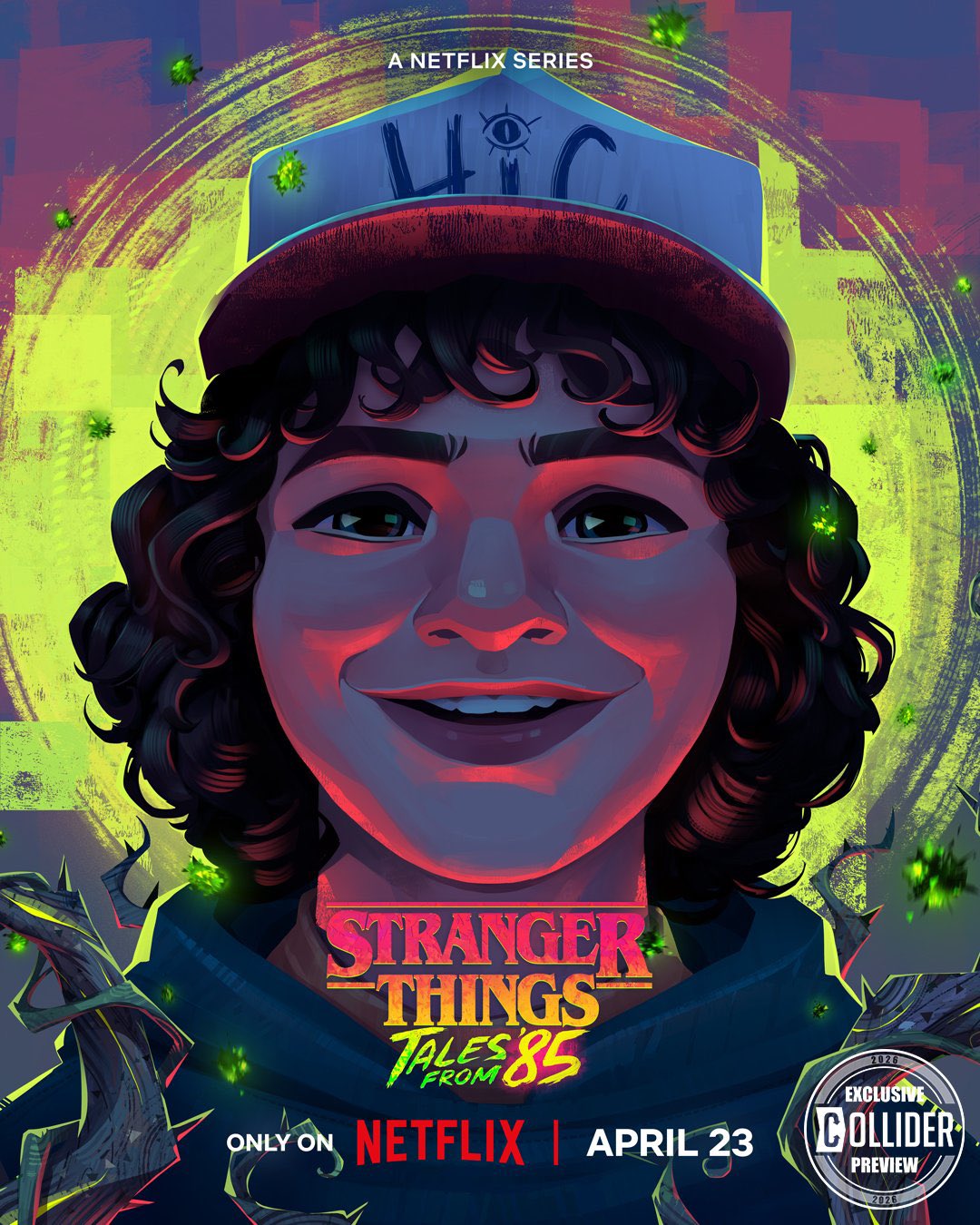 New character designs for Netflix's Stranger Things: Tales from '85