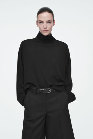 Merino Wool Turtleneck Jumper