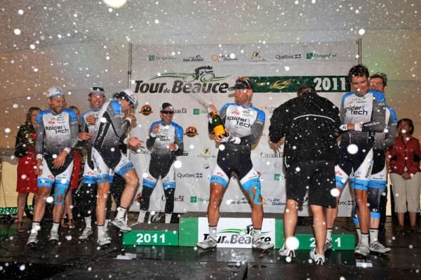 SpiderTech p/b C10 riders won the team classification at the Tour de Beauce.