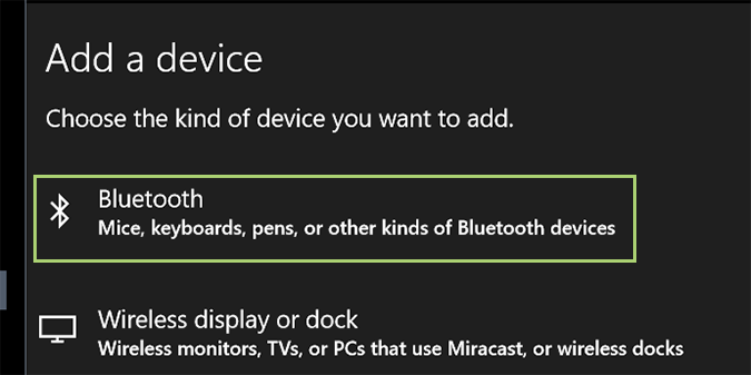 bluetooth device