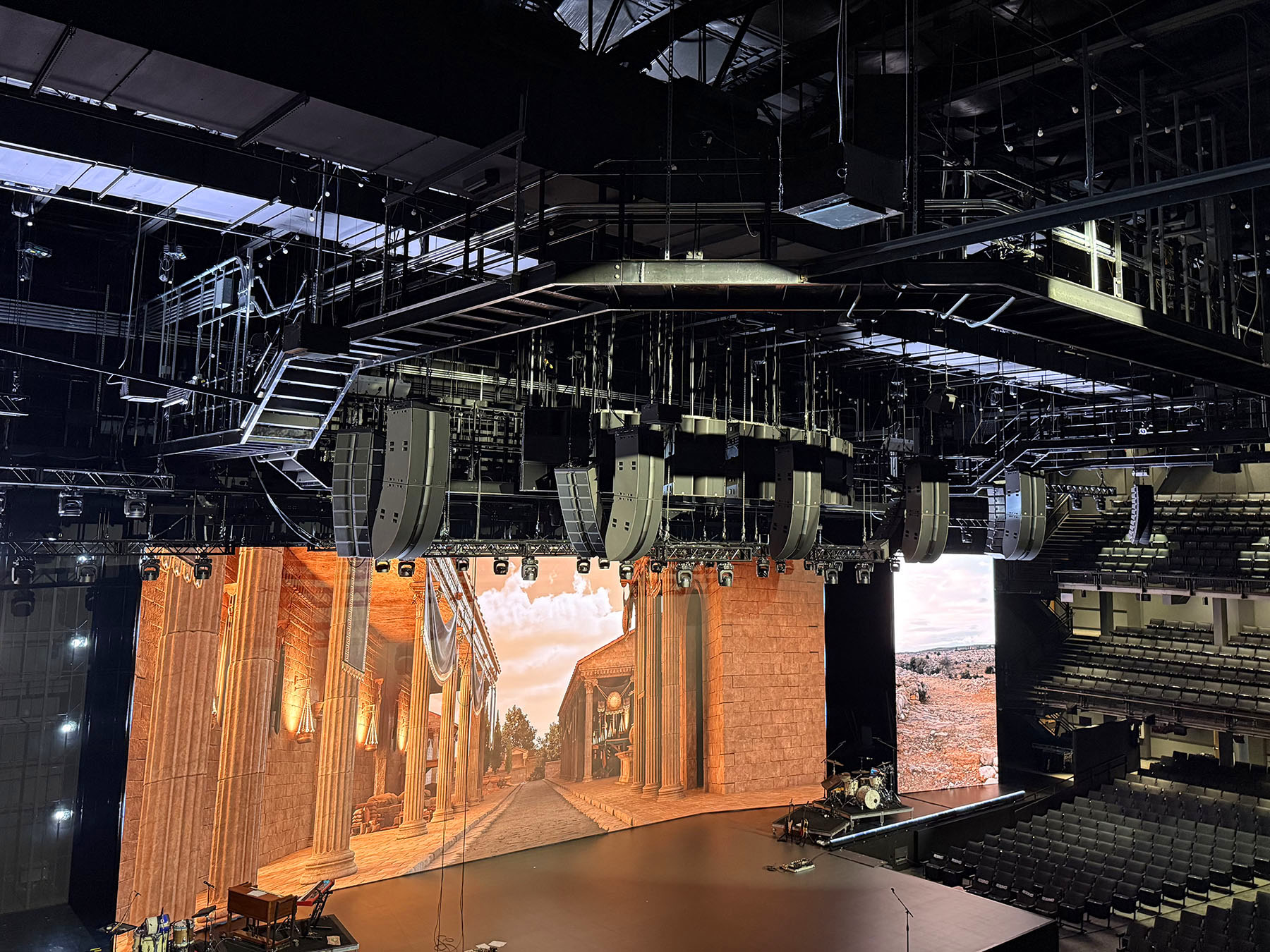 Crossroads&amp;rsquo; flagship Oakley campus recently integrated L-Acoustics L-ISA immersive audio technology with its existing L-Acoustics main PA components.