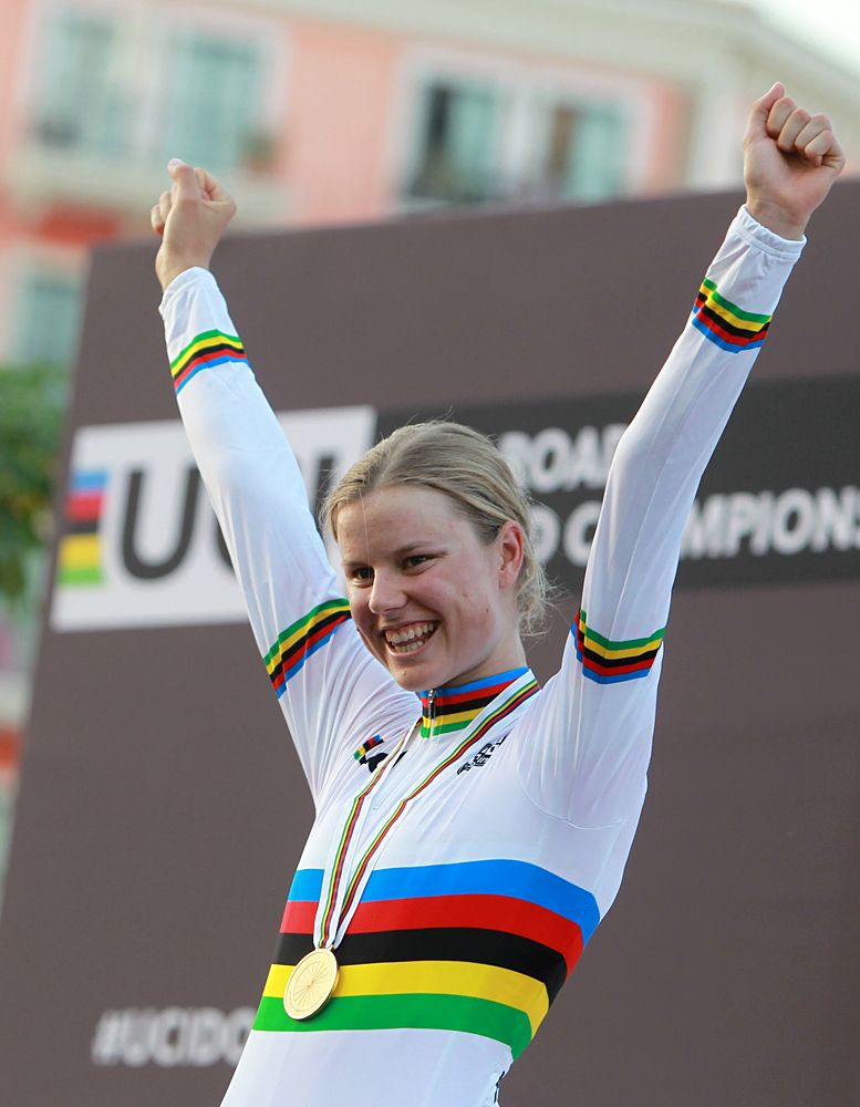 Amalie Dideriksen of Denmark won the women&rsquo;s World Championship in Qatar