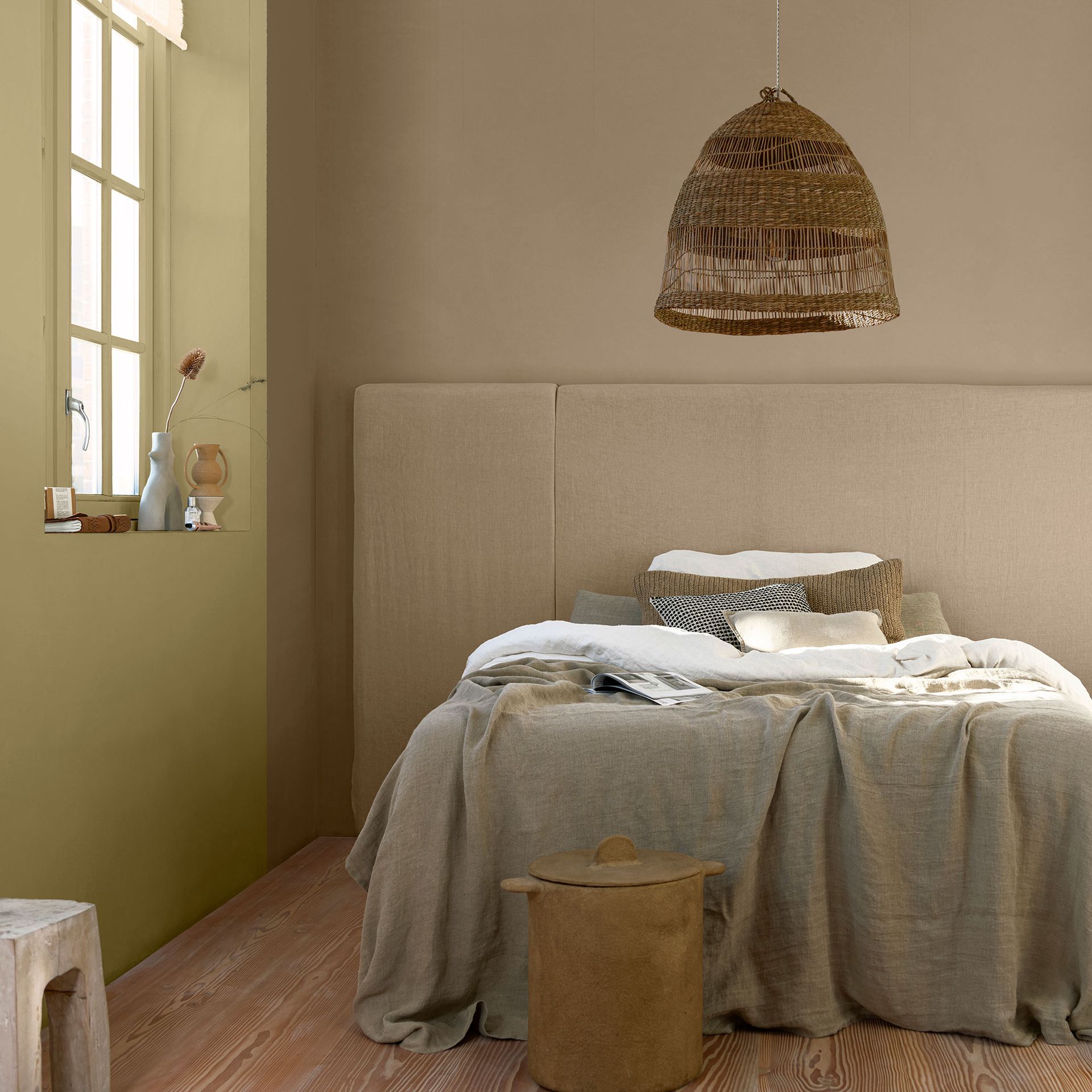 Dulux Colour of the Year 2023 used in a bedroom