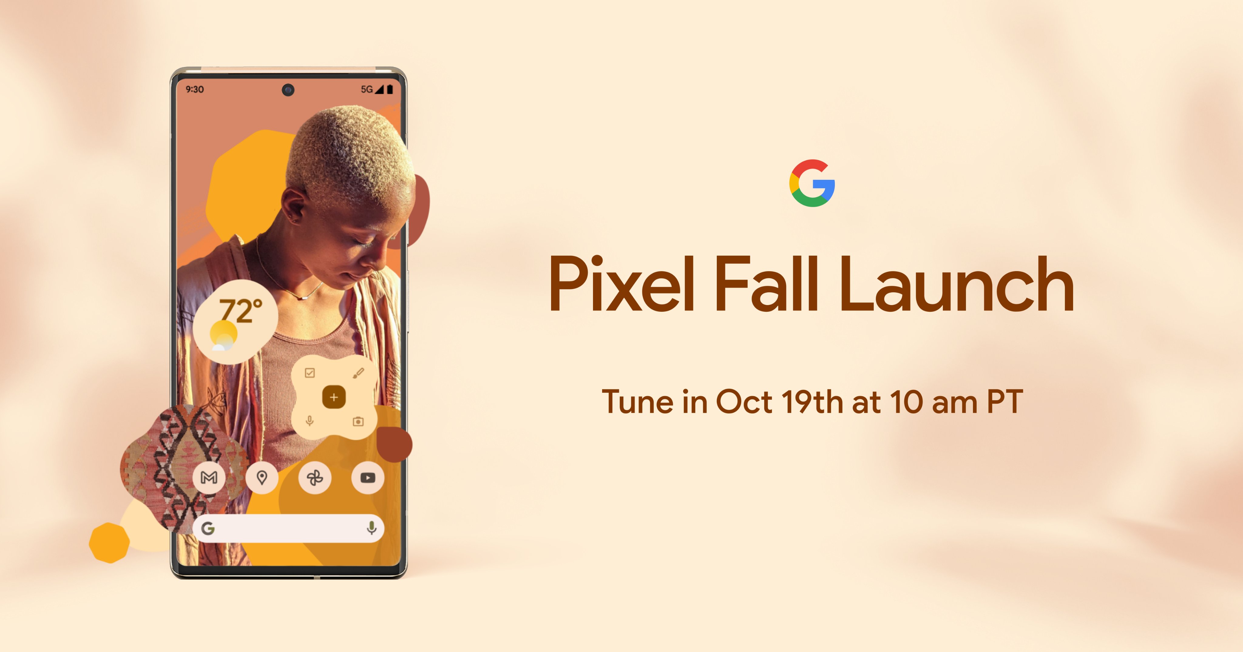 google pixel fall launch for pixel 6 header image