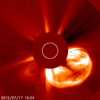 Huge Solar Flare of July 17, 2012
