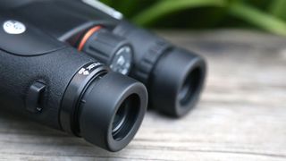 Close up of the eye-cups on the Celestron Nature DX ED