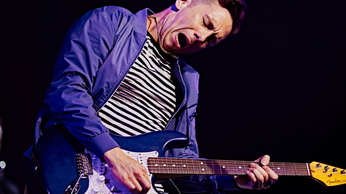 Cory Wong performs on stage at Ahoy during the North Sea Jazz Festival on July 10, 2022 in Rotterdam, The Netherlands.