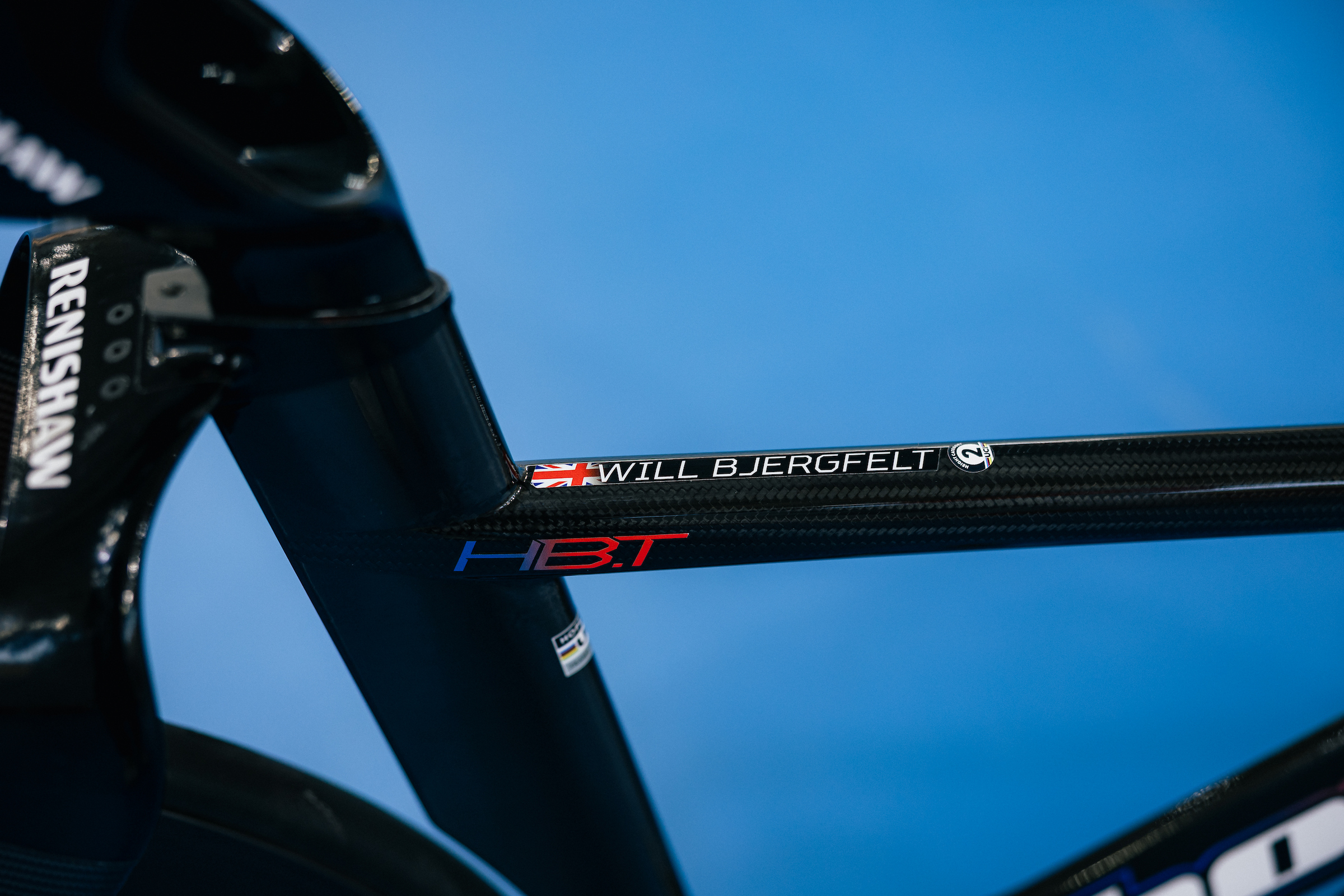 Details of the Hope HB.T used by GB Cycling Team