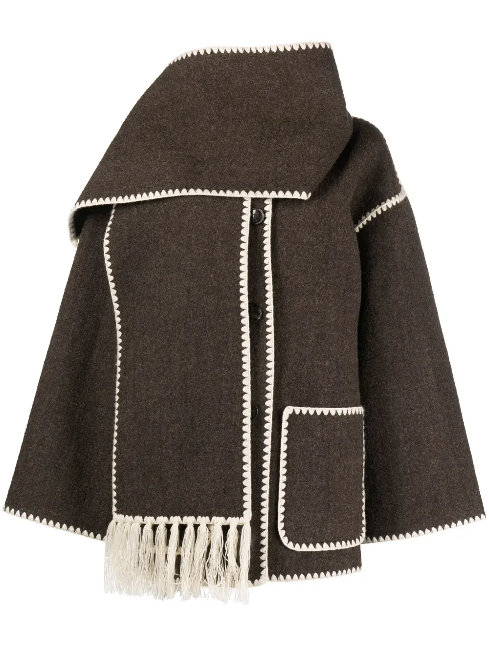 Toteme Embroidered Scarf Jacket | 32