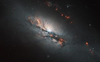 NGC 2146 Barred Spiral Galaxy