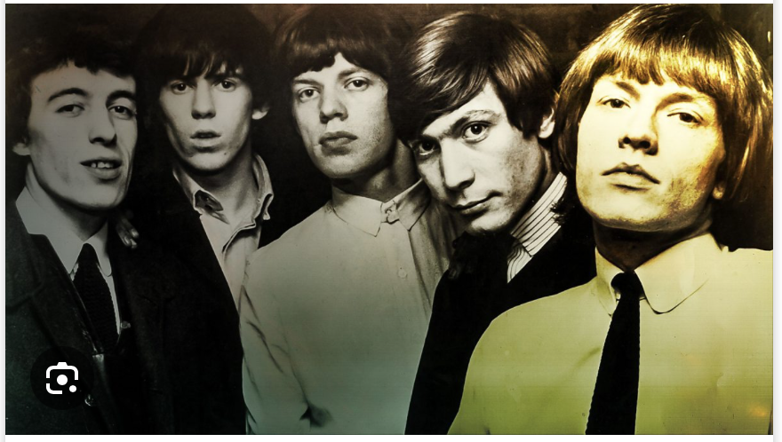 The original Rolling Stones line-up (from left to right): Bill Wyman, Keith richards, Mick Jagger, Charlie Watts and Brian Jones