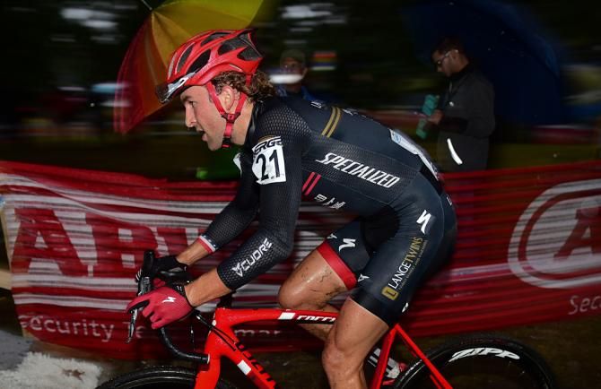 Cody Kaiser (Lange Twins/ Specialized) was riding well until suffering a puncture late in the race