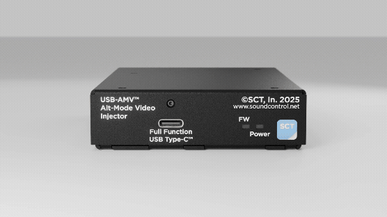 The new USB-AMV adapter rotating in a GIF. 