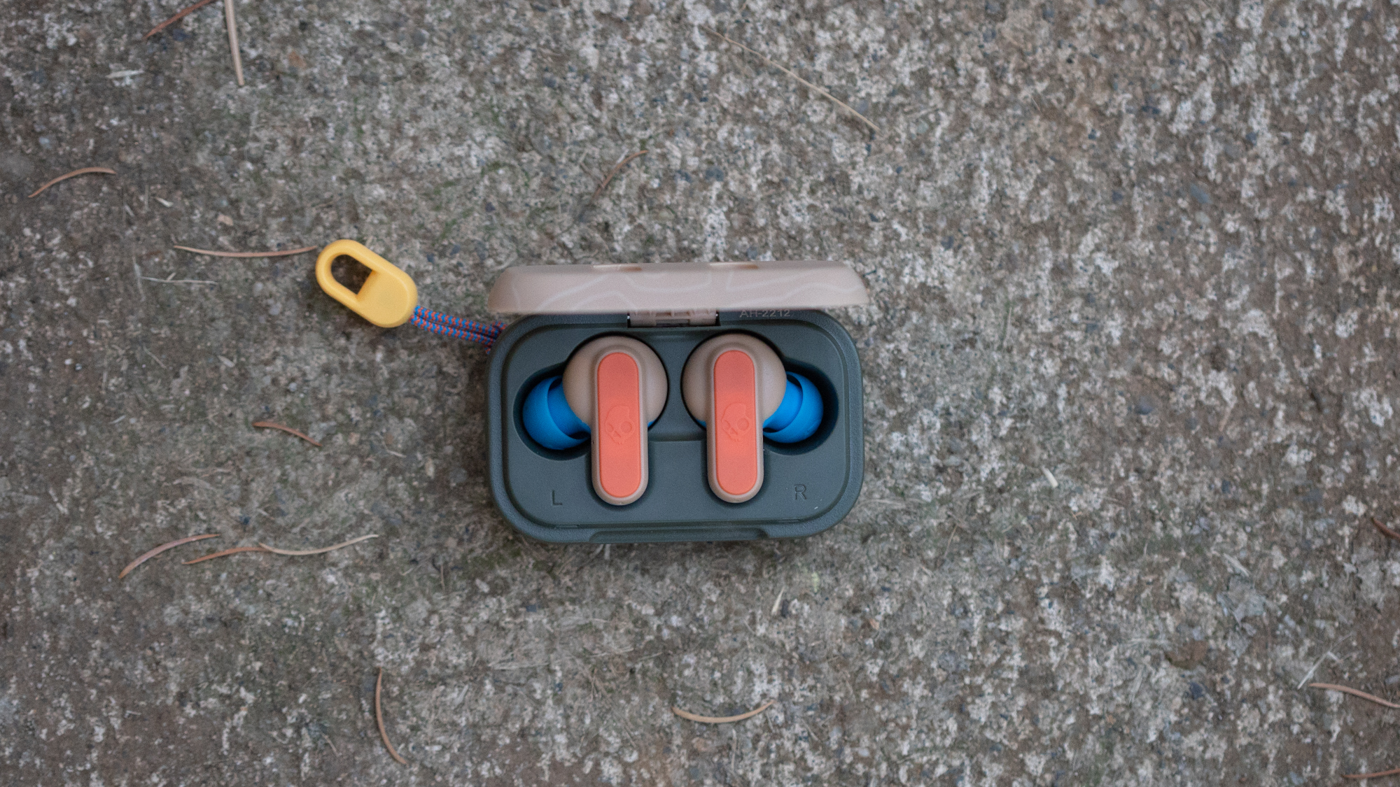 Skullcandy Dime 2 on a marble worktop