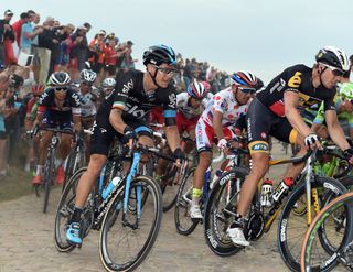 Nicholas Roche on stage four of the 2015 Tour de France (Watson)