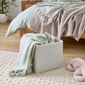 Coastal Stripe Foldable Box