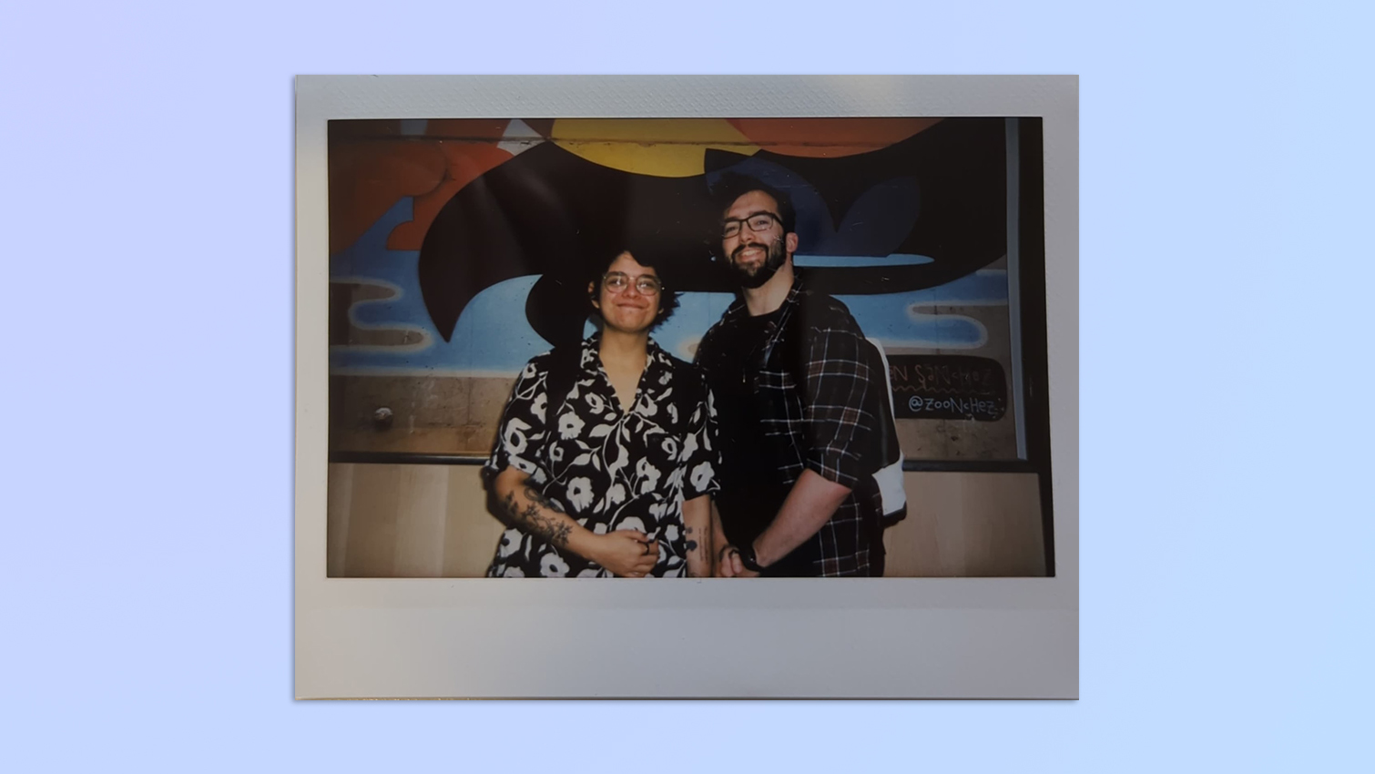 Photo taken on a Fujifilm Instax Wide 400 instant camera