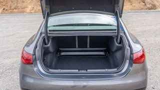 Mercedes EQE trunk space
