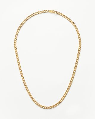 Lucy Williams Flat Curb Chain Necklace