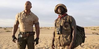 Dwayne Johnson and Kevin Hart in Jumanji: The Next Level