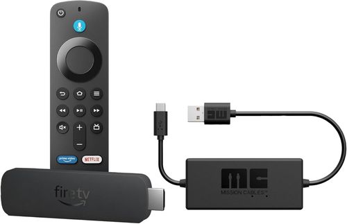 Amazon Fire Tv Stick 4k Select (newest Gen) + Mission Usb Power Cable for Amazon Fire Tv