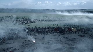 Napoleon VFX; a large battle scene