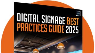 The cover to the Digital Signage Best Practice Guide 2025. 