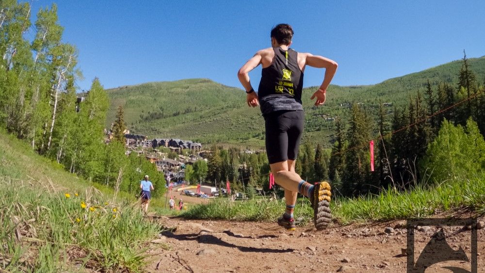 Runners at the GoPro Mountain Games in Vail