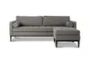 Swyft Model 02 3 Seater Sofa with Chaise Footstool