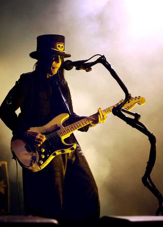 Mick Mars onstage