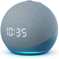 Echo Dot (4th generation) | Smart speaker with clock | RRP: £59.99 | Now: £34.99 | Save: £25.00 (42%)