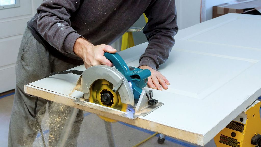 How to trim a door to stop it sticking on floors and frames Homebuilding